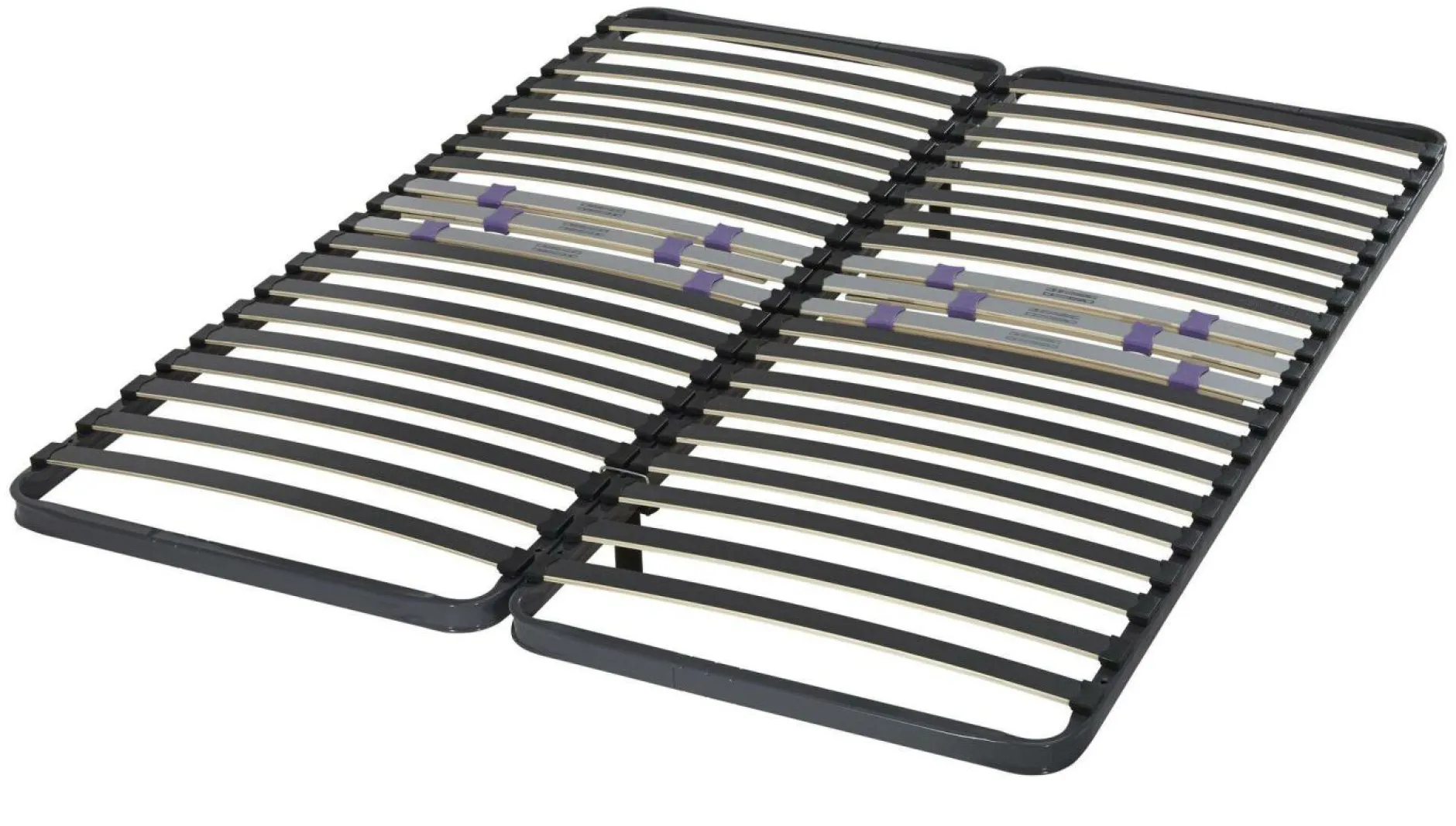 Sommiers 140 X 190 Cm|Sommiers 90 X 190 Cm>Camif Sommier cadre à lattes réglables Erin - 2 x 80 x 200 cm