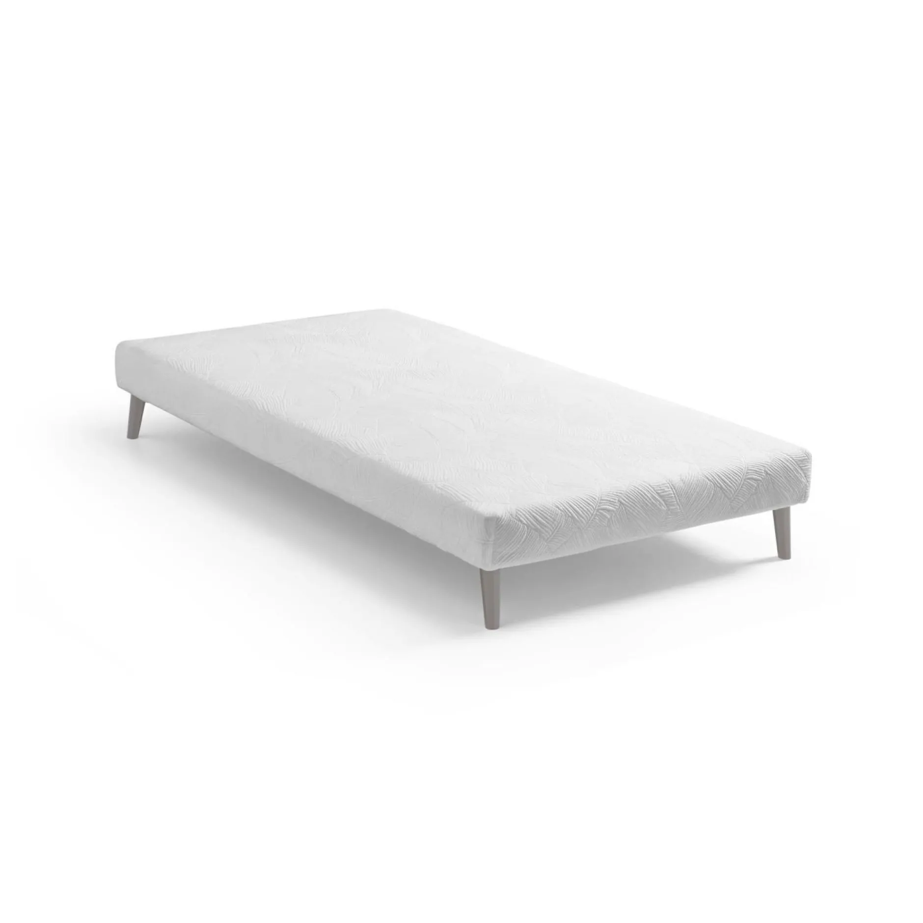 Sommiers 90 X 190 Cm|Sommiers 160 X 200 Cm>Camif Sommier et pieds Zohra et Raphaël - - 80 x 200 cm Taupe