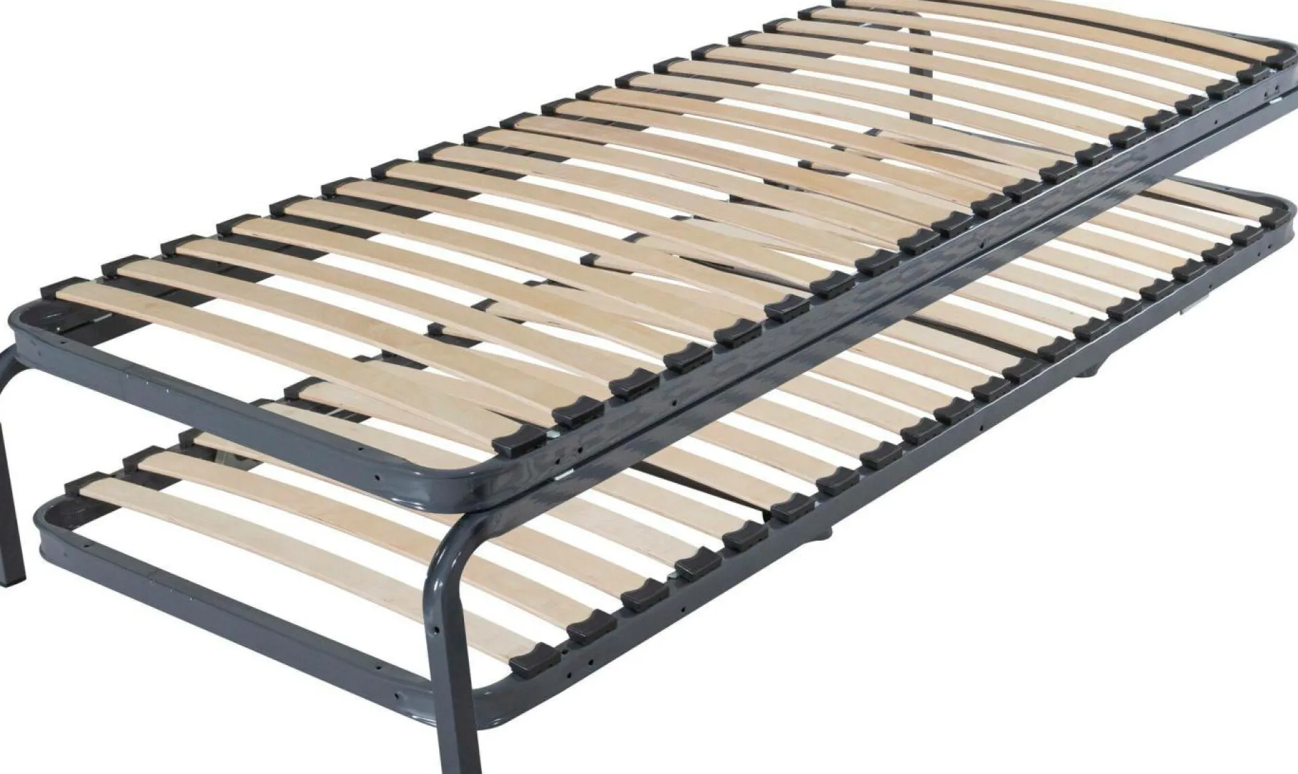 Sommiers Gigognes Et Pliables|Sommiers 90 X 190 Cm>Camif Sommier gigogne métallique à lattes - 80 x 190 cm