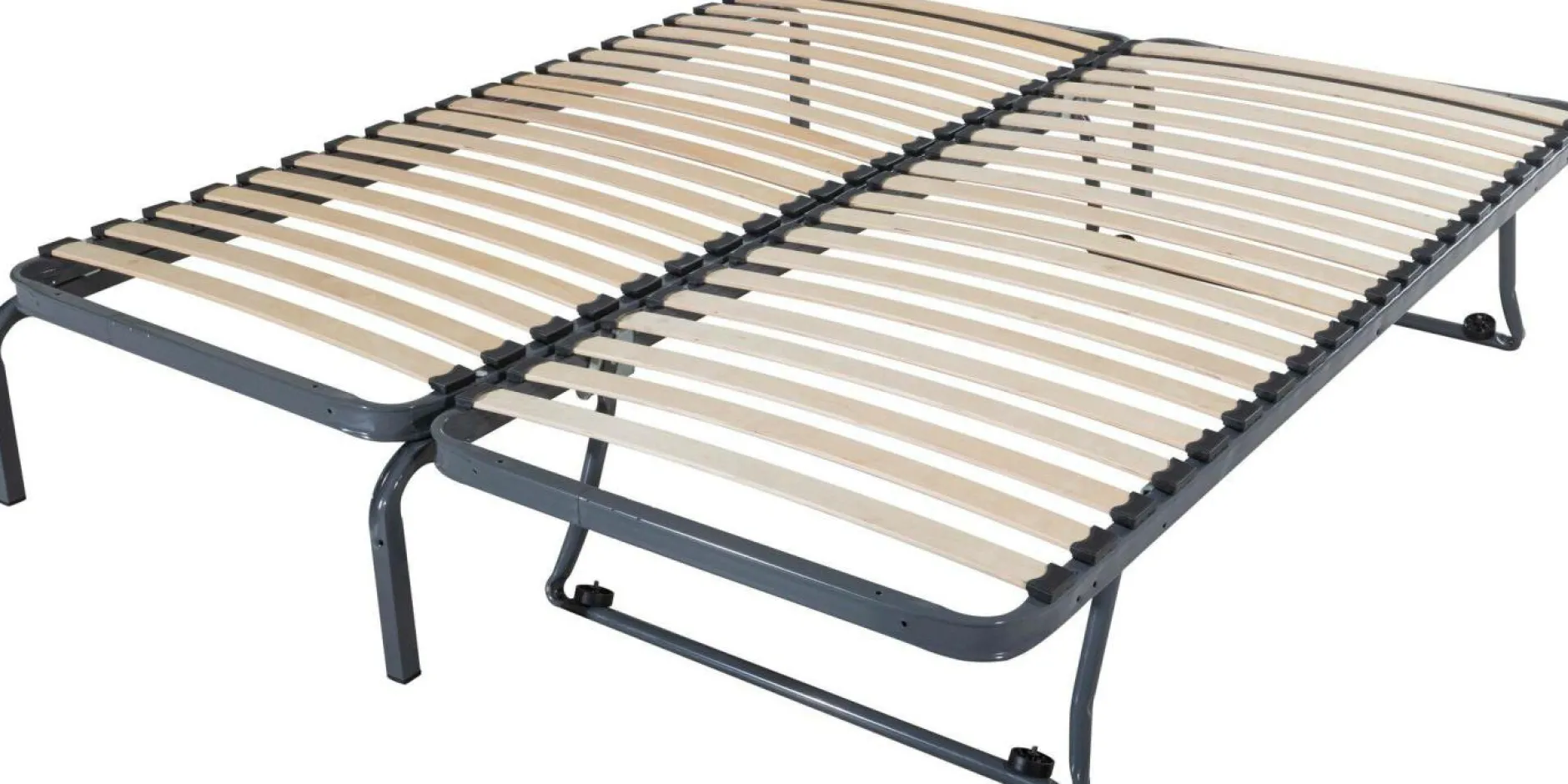 Sommiers Gigognes Et Pliables|Sommiers 90 X 190 Cm>Camif Sommier gigogne métallique à lattes - 80 x 190 cm