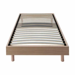 Sommiers 160 X 200 Cm|Sommiers 90 X 190 Cm></noscript>Camif Sommier kit décor bois Elian - - 90 x 190 cm Chêne Clair