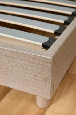 Sommiers 160 X 200 Cm|Sommiers 90 X 190 Cm></noscript>Camif Sommier kit décor bois Elian - - 90 x 190 cm Chêne Clair