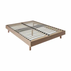 Sommiers 160 X 200 Cm|Sommiers 90 X 190 Cm>Camif Sommier kit décor bois Elian - - 140 x 190 cm Chêne Clair