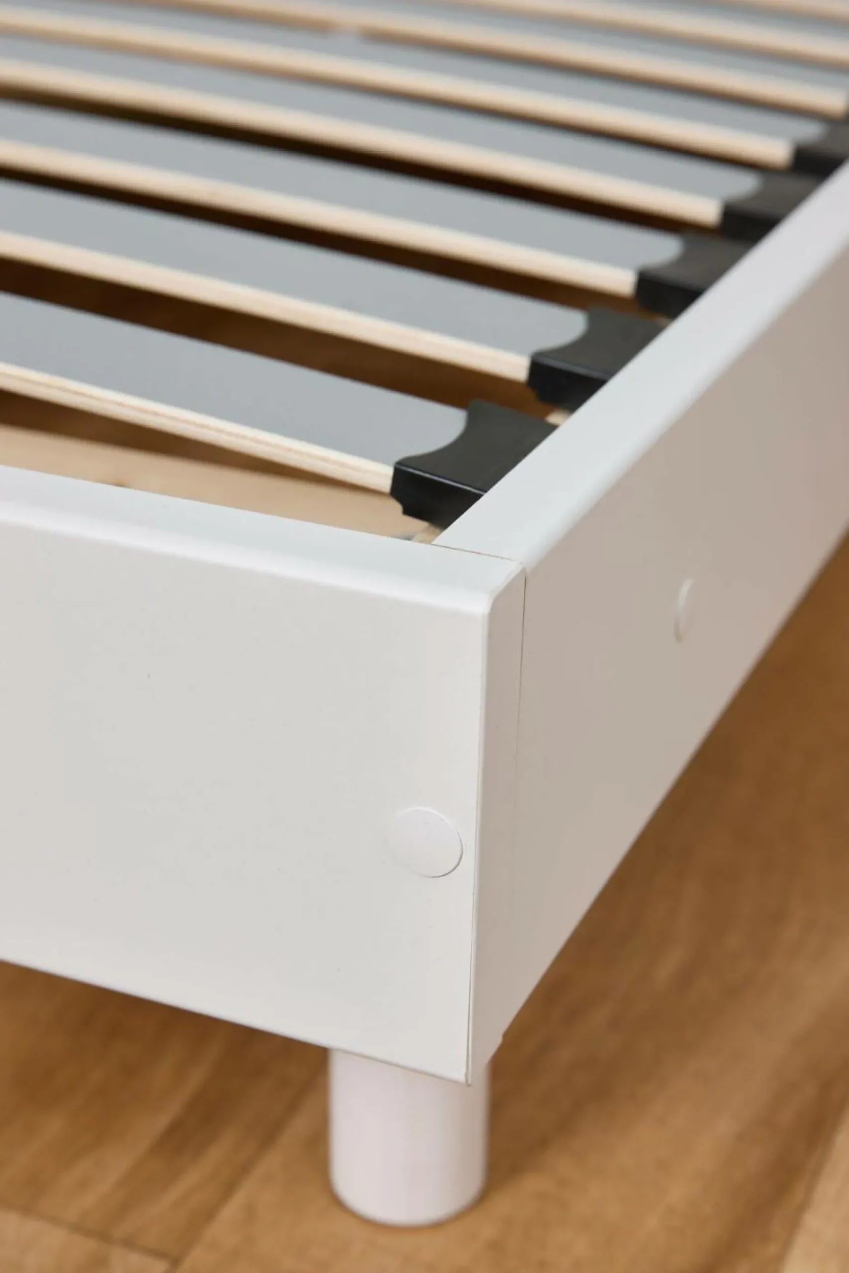 Sommiers 90 X 190 Cm|Sommiers 140 X 190 Cm>Camif Sommier kit décor bois Elian - - 90 x 190 cm Blanc