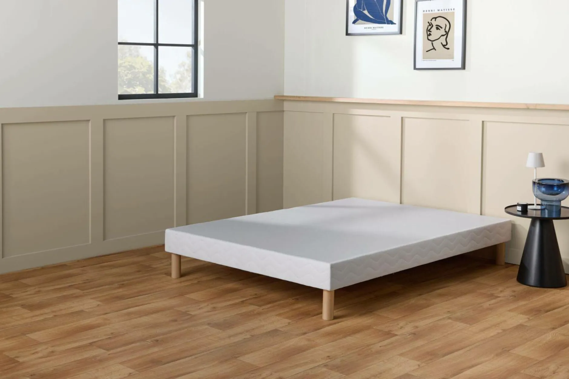 Sommiers 90 X 190 Cm|Sommiers 140 X 190 Cm>Camif Sommier tapissier 15 cm Milan - 180 x 200 cm