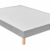 Sommiers 90 X 190 Cm|Sommiers 140 X 190 Cm>Camif Sommier tapissier à lattes et pieds 15 cm Charlotte - 2 x 80 x 200 cm