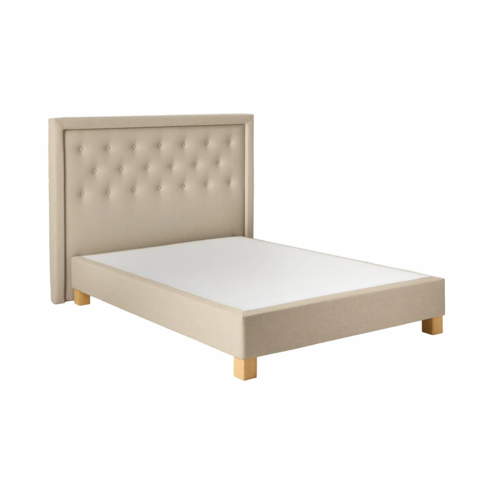 Ensembles 160 X 200 Cm|Ensembles 140 X 190 Cm>Camif Sommier tapissier et tête de lit Grand Hôtel - 140 x 200 cm