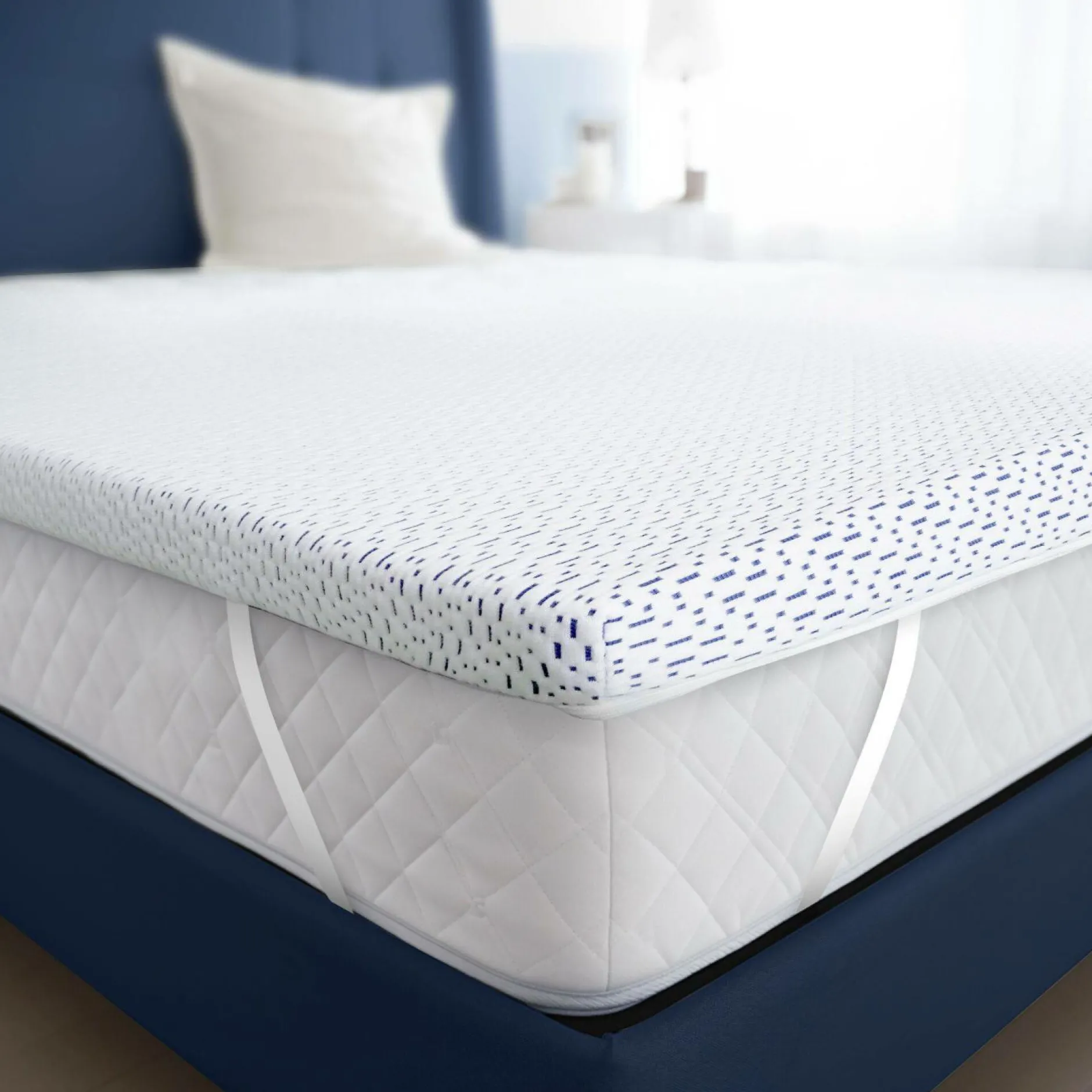 Surmatelas|Surmatelas>Camif Surmatelas mousse à mémoire de forme Colas - 140 x 200 cm
