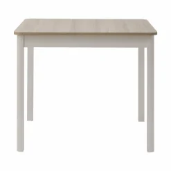 Tables À Manger|Tables></noscript>Camif Table à manger carrée décor bois et blanc 2 à 4 personnes Adeline