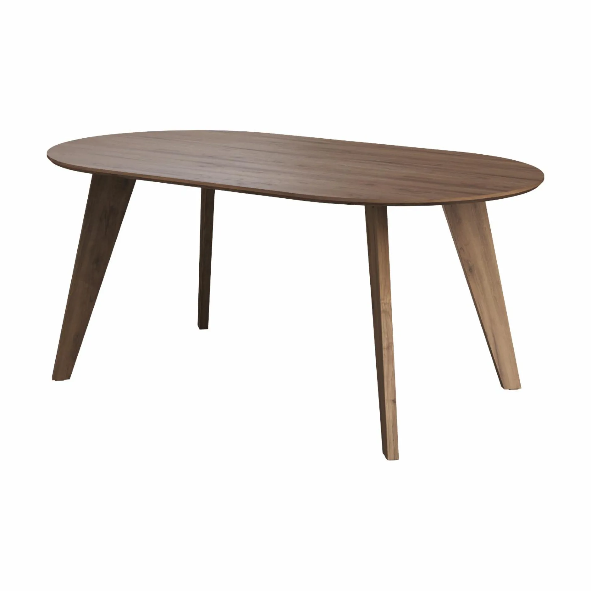 Tables À Manger|Tables>Camif Table à manger ovale bois 6 personnes Lago - Noyer