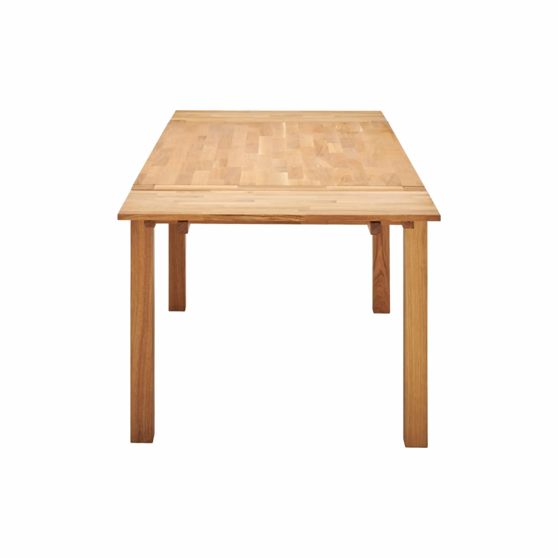 Tables À Manger|Tables>Camif Table à manger rectangulaire chêne massif avec rallonges 6 à 10 personnes Luminescence