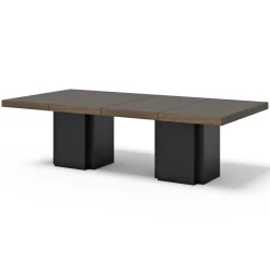 Tables À Manger|Tables>Camif Table à manger rectangulaire Dusk - Noyer/Noir