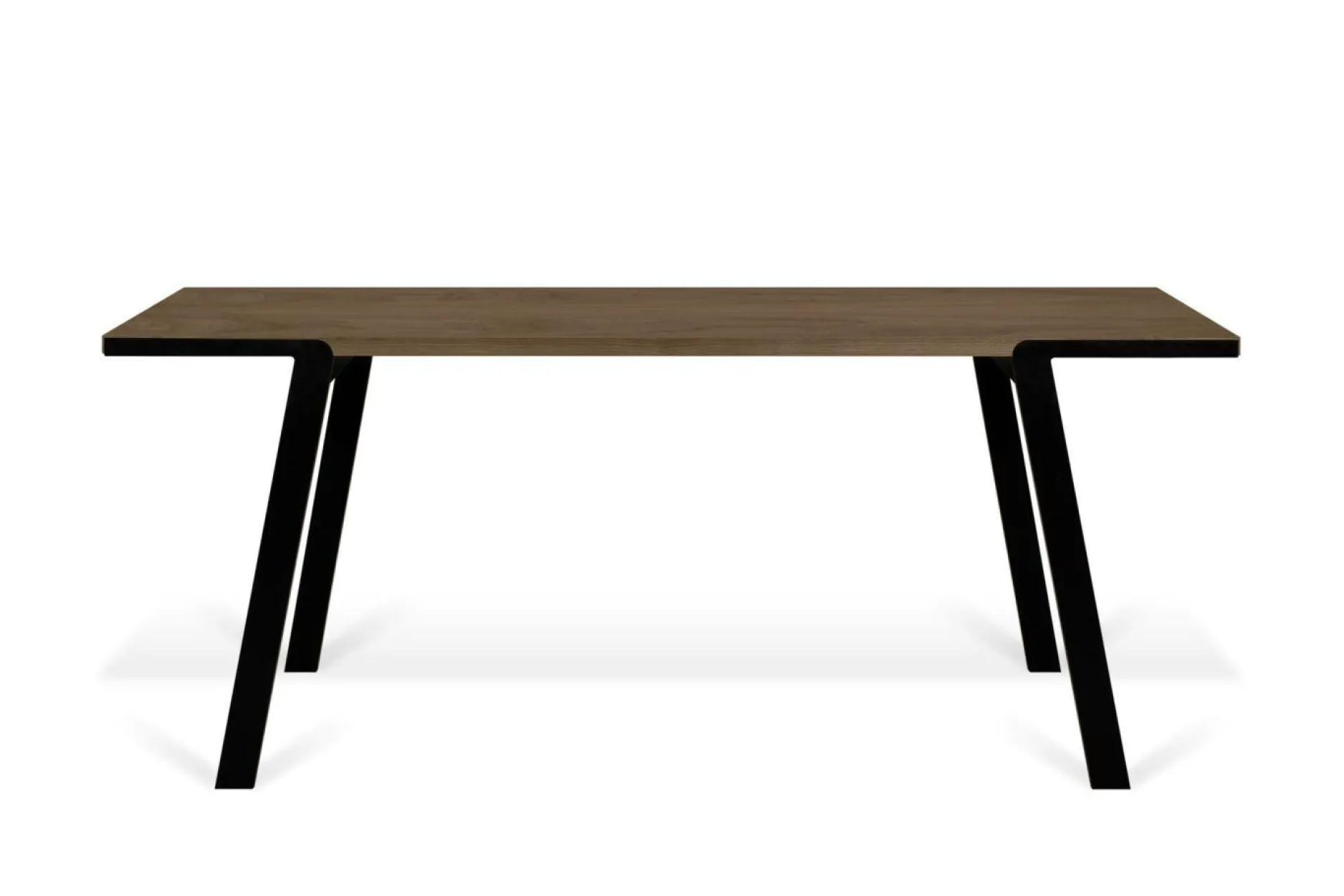 Tables À Manger|Tables>Camif Table à manger rectangulaire bois pieds métal noir 6 personnes Drift - Noir/Noyer