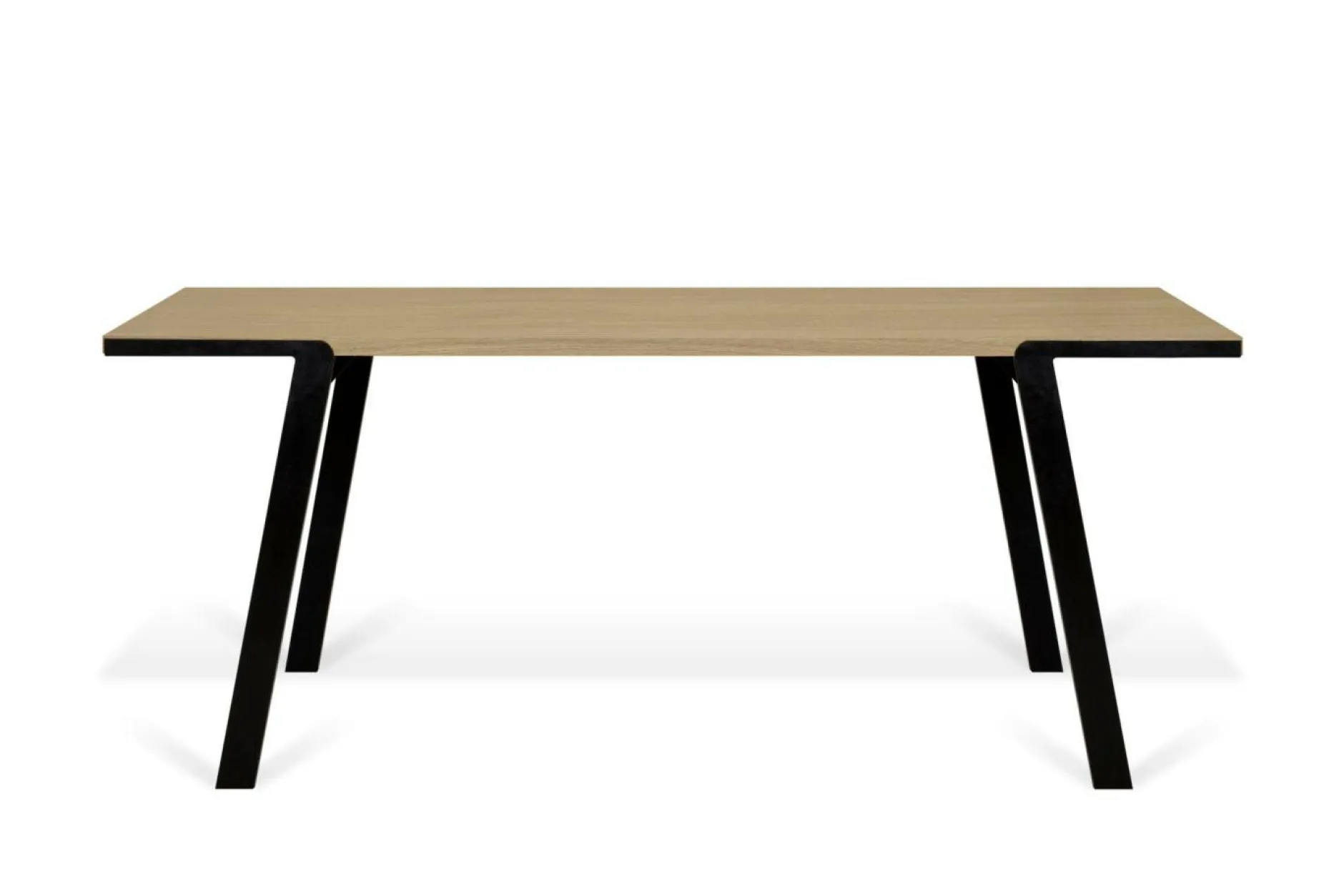 Tables À Manger|Tables>Camif Table à manger rectangulaire bois pieds métal noir 6 personnes Drift - Chêne/Noir