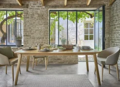 Tables À Manger|Tables>Camif Table à manger rectangulaire bois avec rallonges en option Adèle - 200 x 98 cm