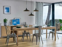 Tables À Manger|Tables>Camif Table à manger rectangulaire extensible décor bois 8 à 10 personnes Simon