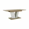 Tables À Manger|Tables>Camif Table à manger rectangulaire extensible décor bois et blanc 8 à 10 personnes Gustave