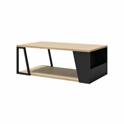 Tables Basses>Camif Table basse Albi - Noir/Chêne