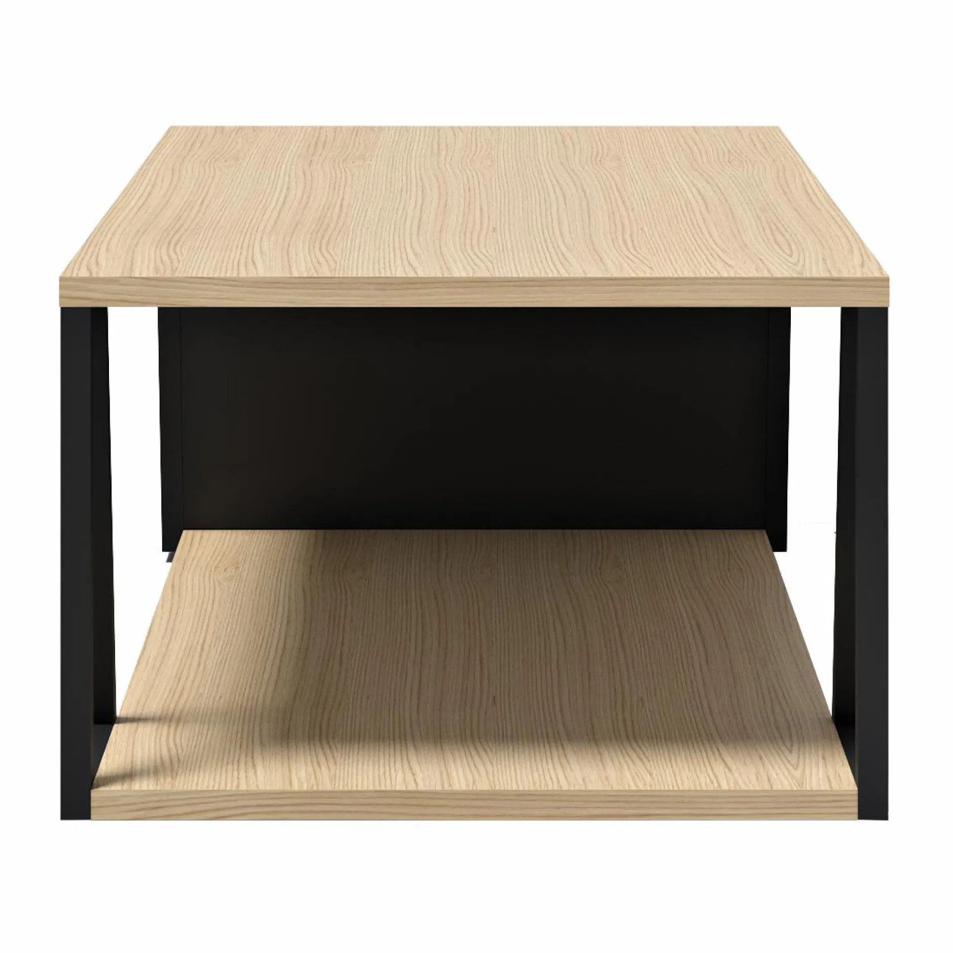Tables Basses>Camif Table basse Albi - Noir/Chêne