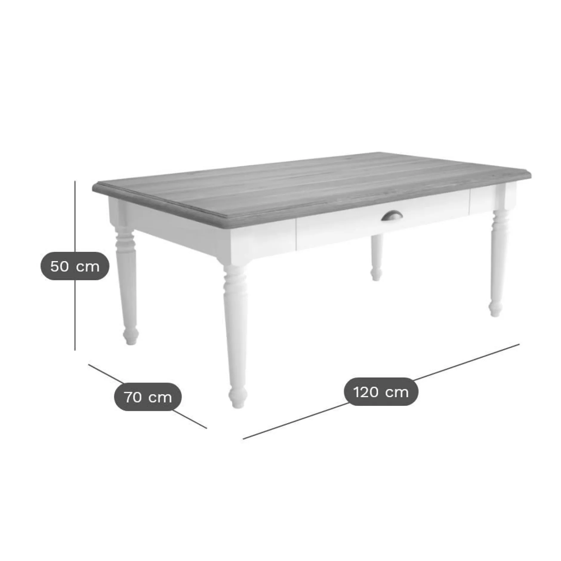 Tables Basses>Camif Table basse Apolline