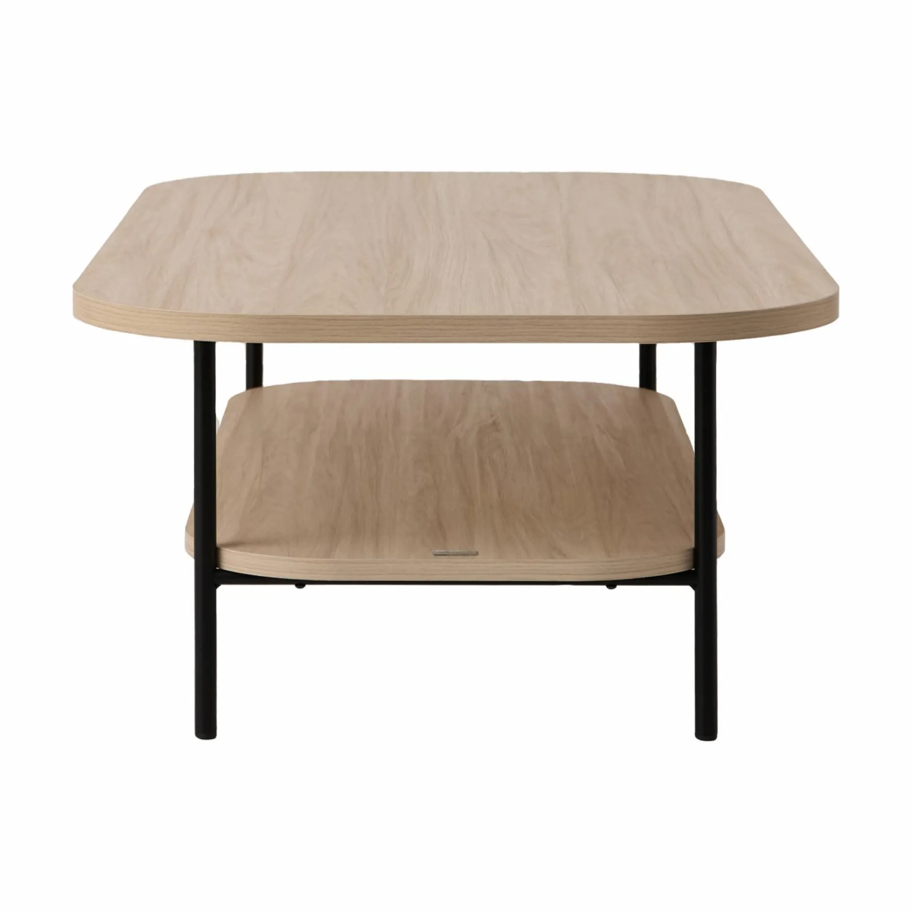 Tables Basses>Camif Table basse décor bois pieds métal Mila