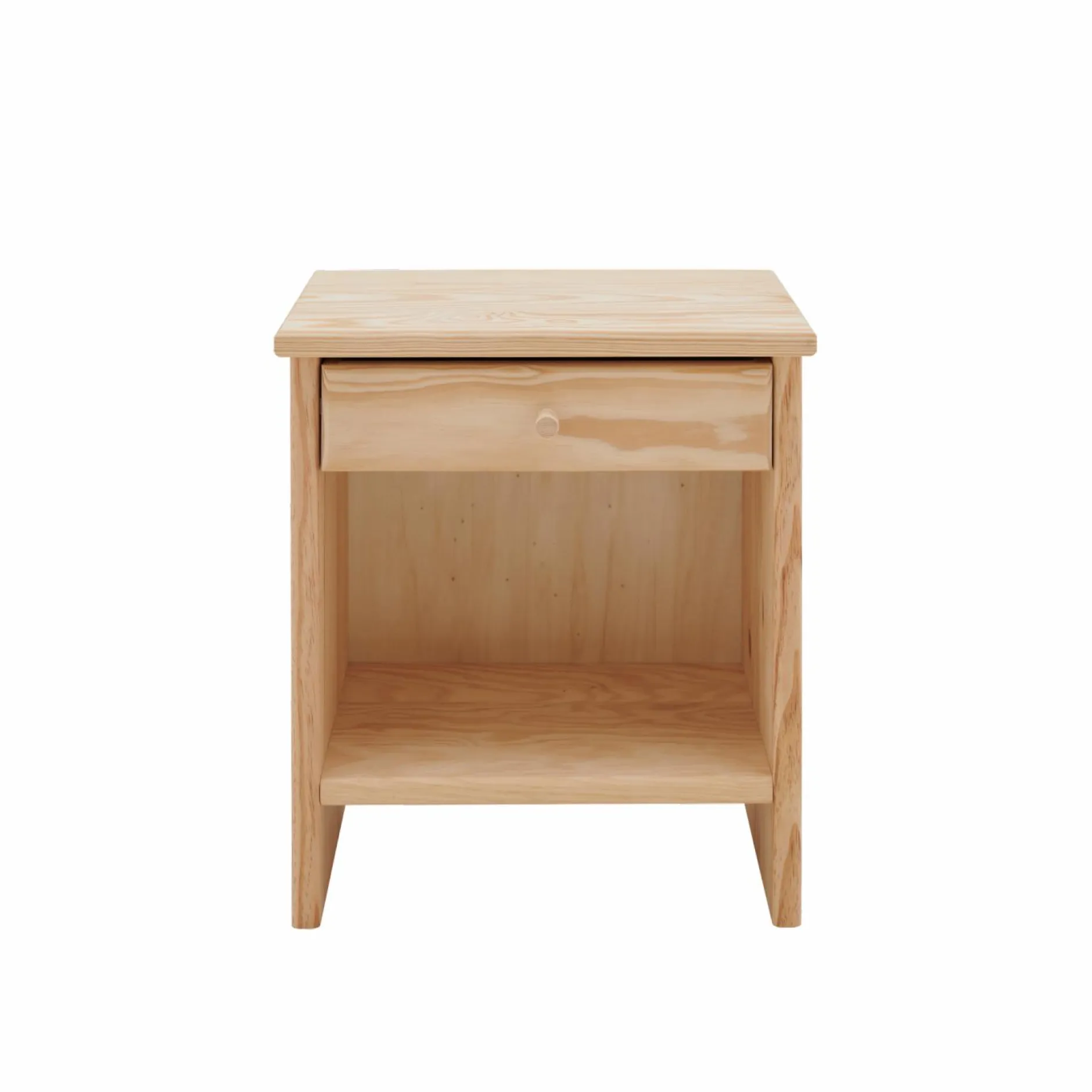 Tables De Chevet Enfant|Chambres Enfant>Camif Table de chevet 1 tiroir bois massif Iris - - Poignées Bois Brut