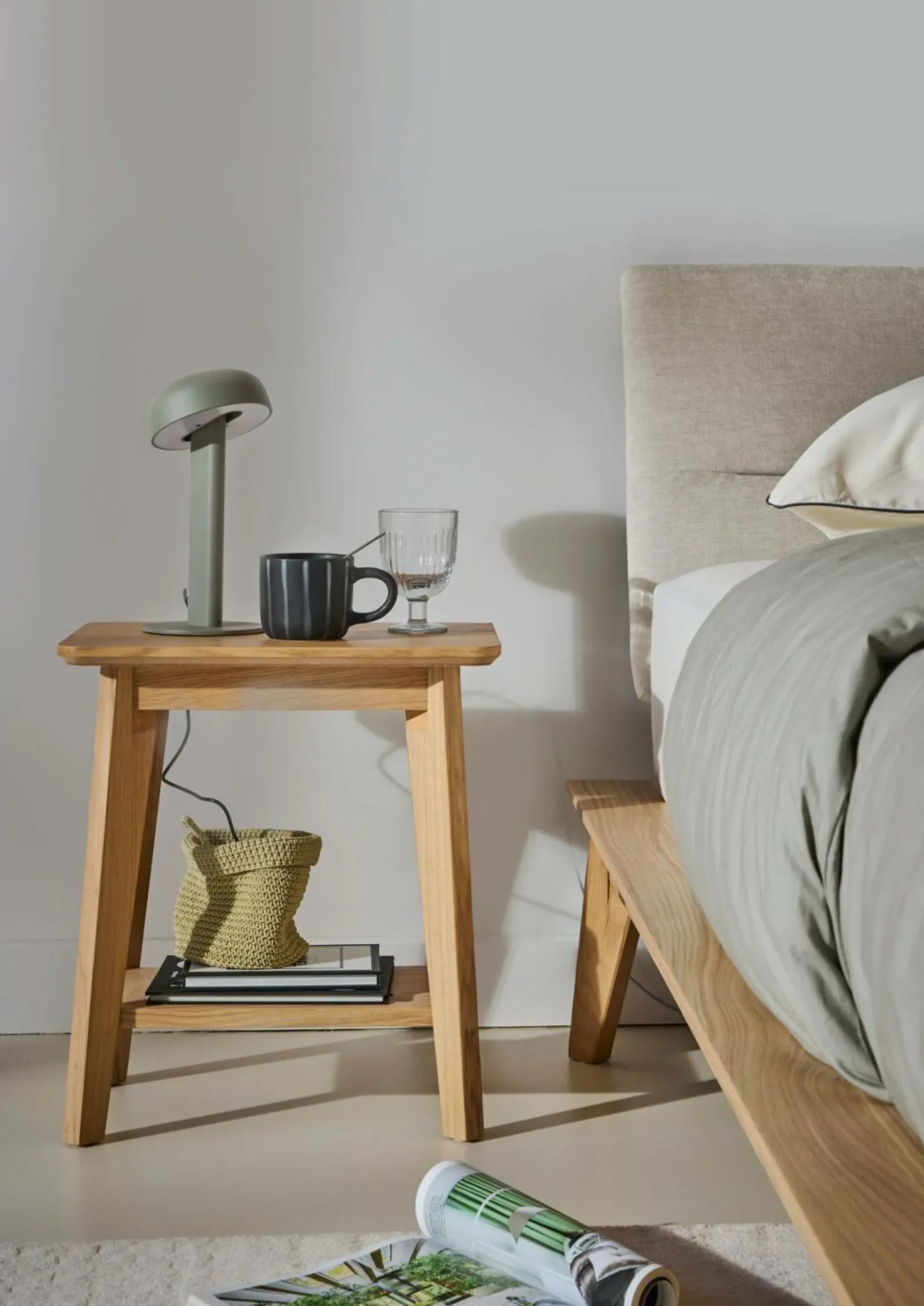 Tables De Chevet|Tables De Chevet>Camif Table de chevet bois Atia