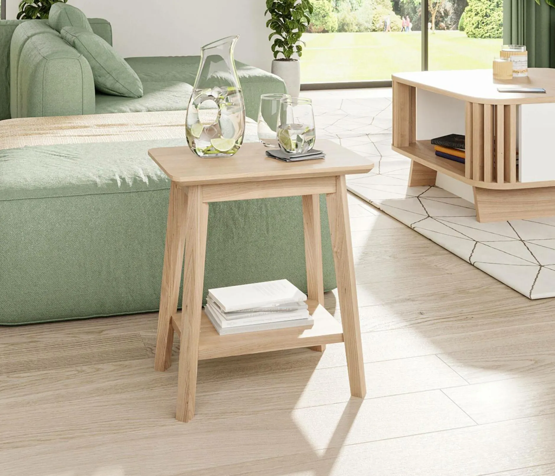 Tables De Chevet|Tables De Chevet>Camif Table de chevet bois Atia