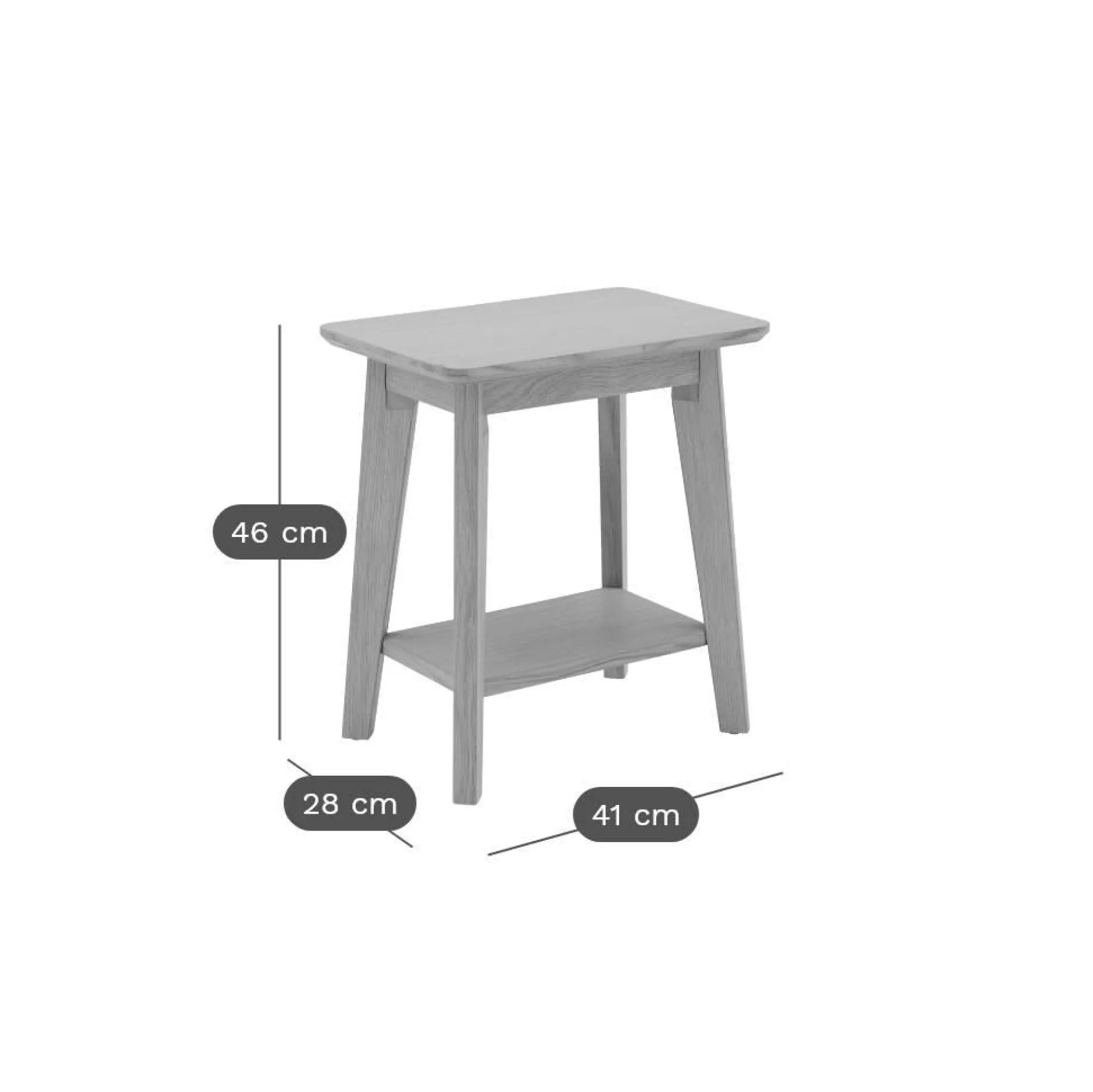 Tables De Chevet|Tables De Chevet>Camif Table de chevet bois Atia