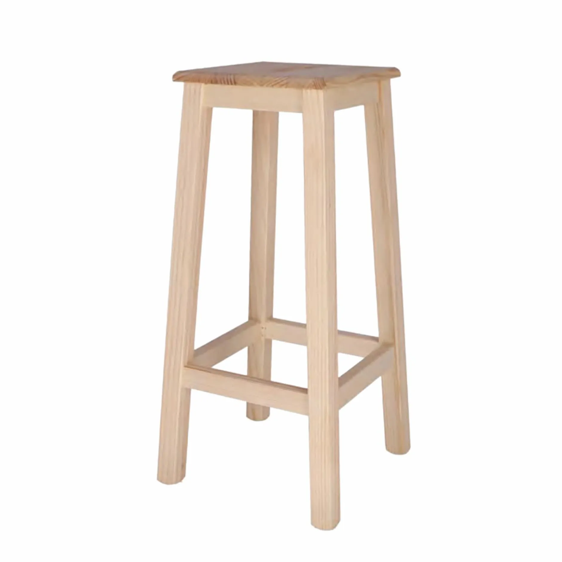 Tabourets>Camif Tabouret bois massif Edgar