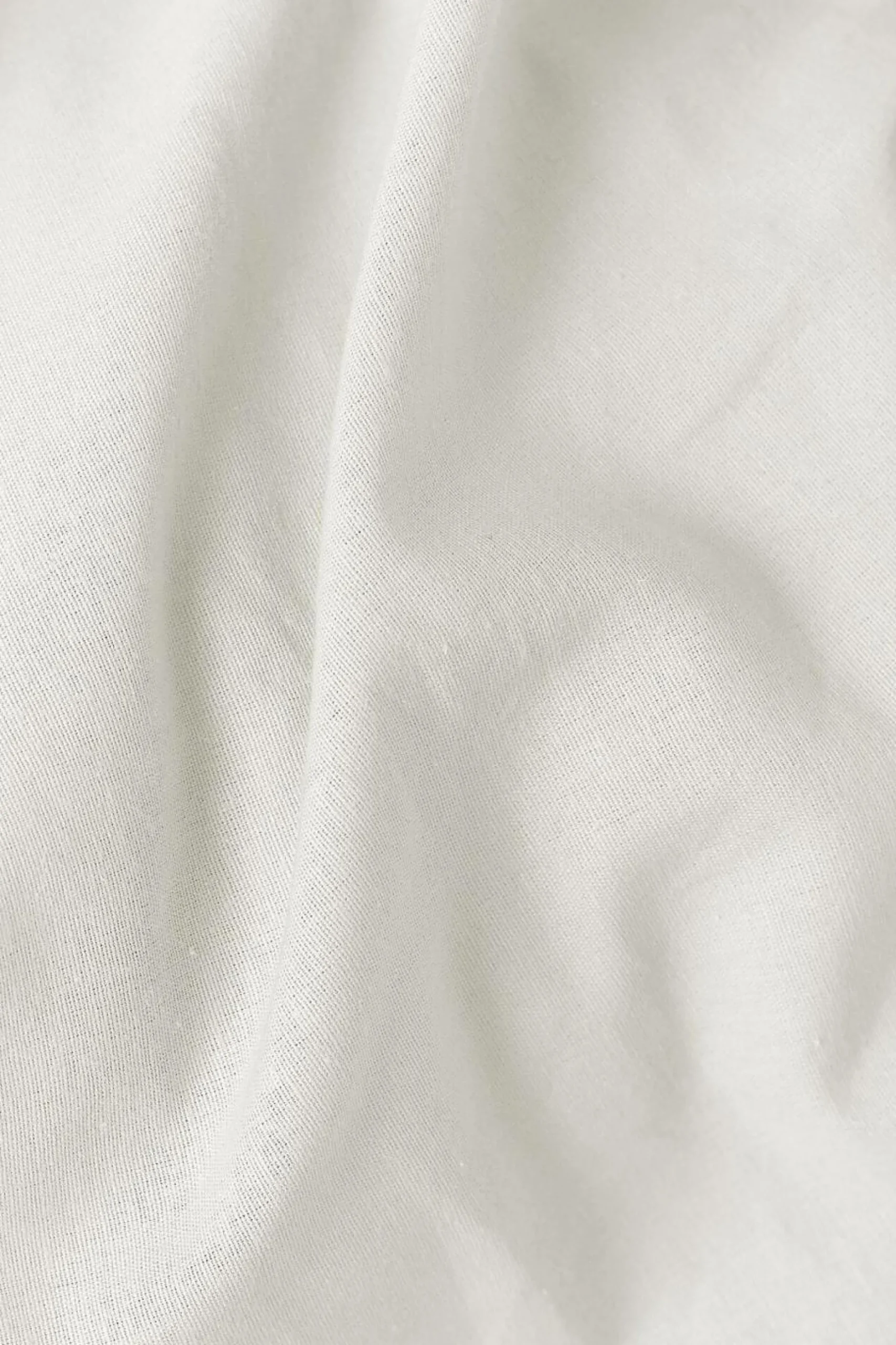 Taies D'Oreiller>Camif Taie de traversin coton lin Valentine - Blanc