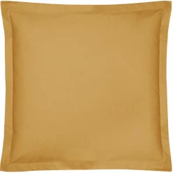 Taies D'Oreiller>Camif Taie d'oreiller coton bio Fil & Sens - - Taie d'oreiller 65 x 65 cm Jaune Curry