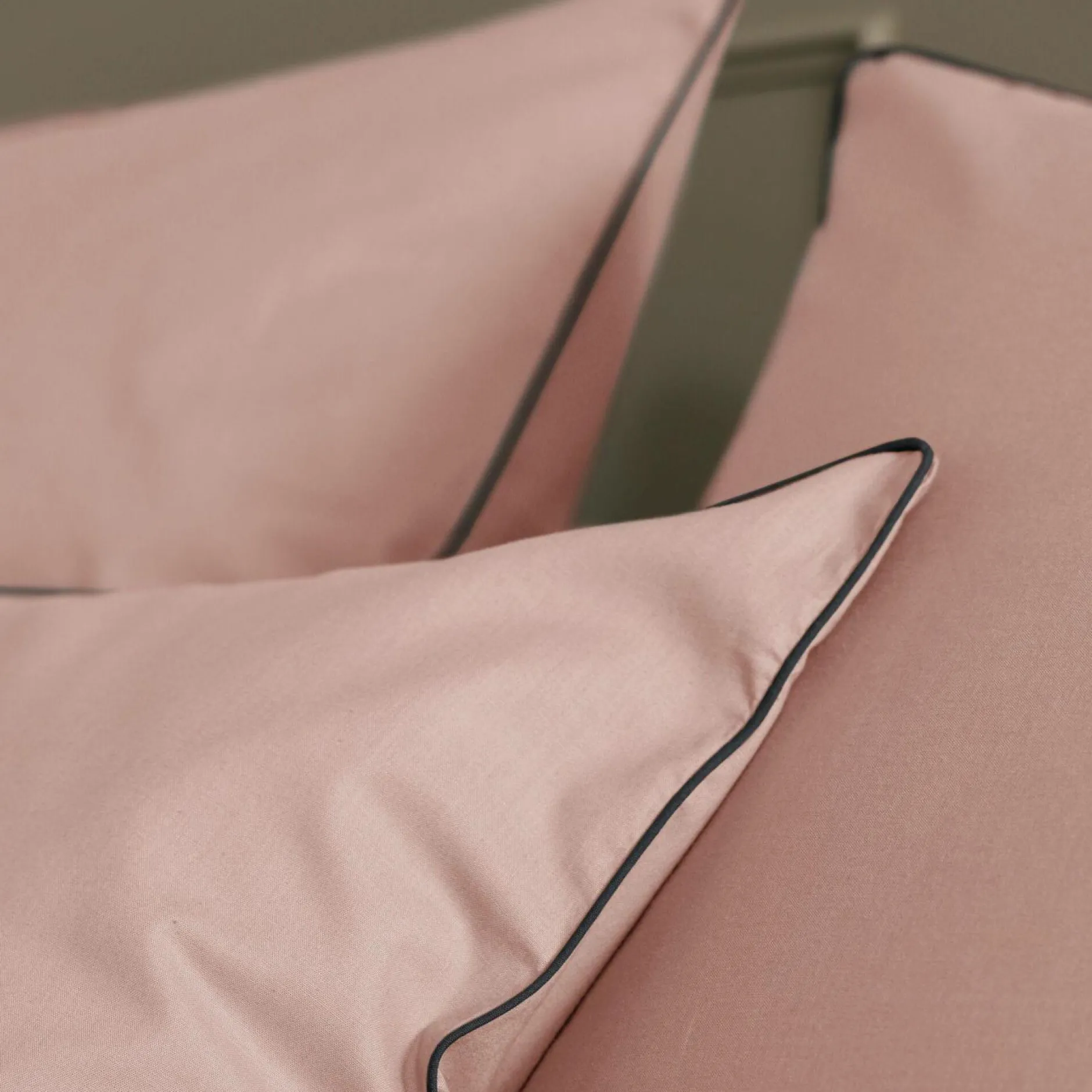 Taies D'Oreiller>Camif Taie d'oreiller coton bio Thaïs - - 50 x 70 cm Blush