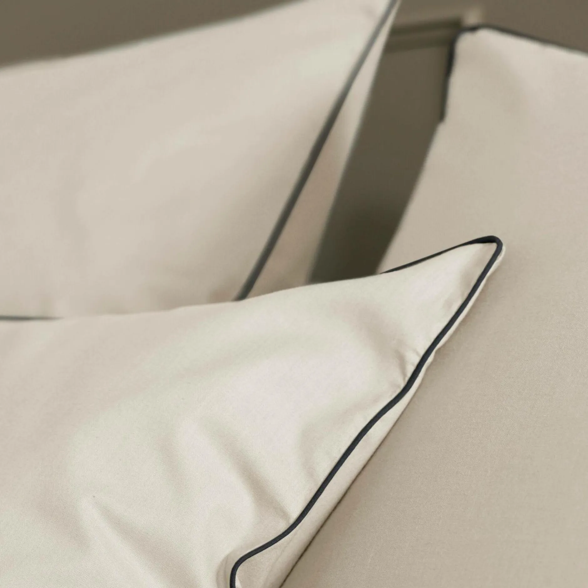 Taies D'Oreiller>Camif Taie d'oreiller coton bio Thaïs - - 50 x 70 cm Dune