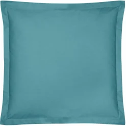 Taies D'Oreiller>Camif Taie d'oreiller coton bio Fil & Sens - - Taie d'oreiller 65 x 65 cm Bleu Lagon
