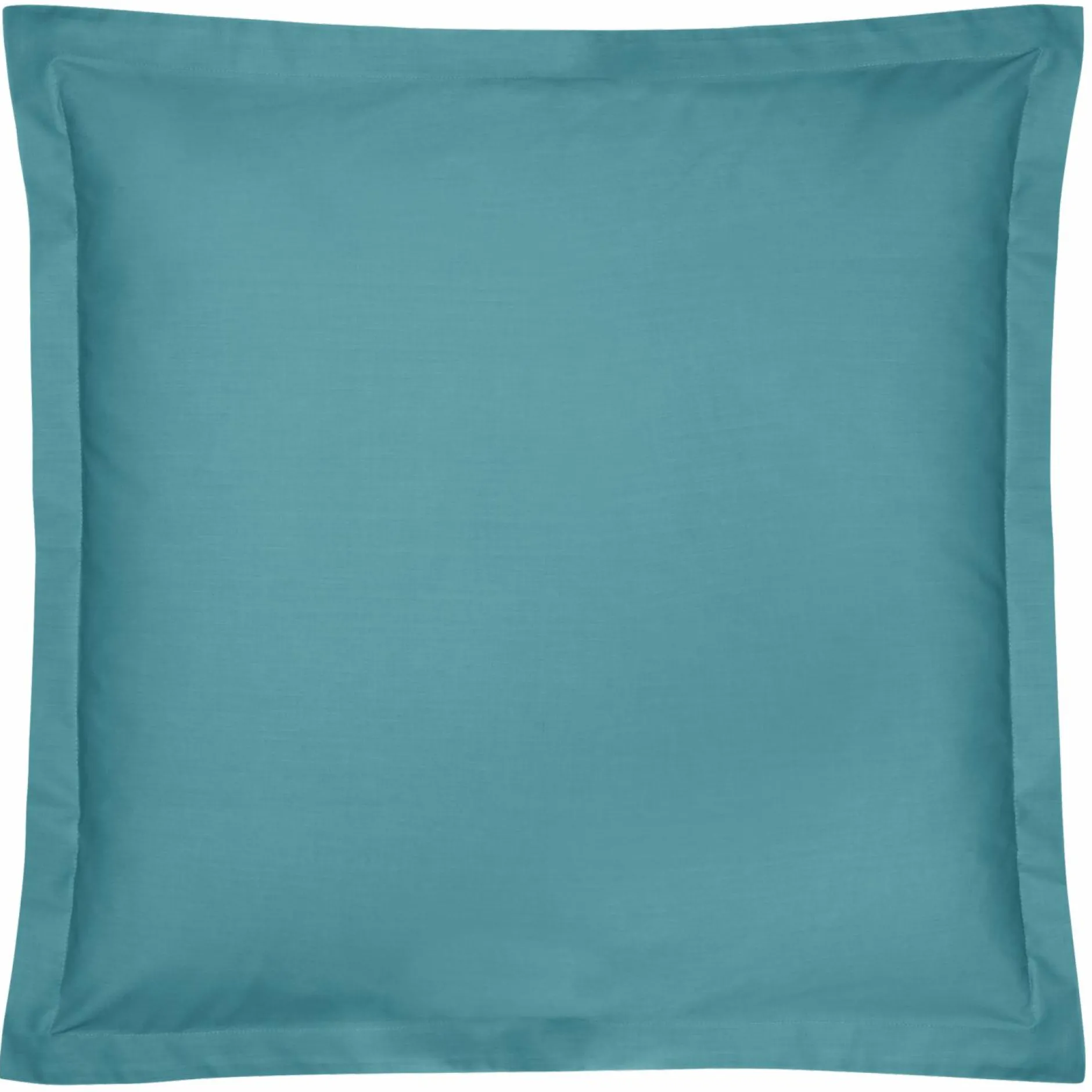 Taies D'Oreiller>Camif Taie d'oreiller coton bio Fil & Sens - - Taie d'oreiller 65 x 65 cm Bleu Lagon