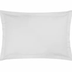 Taies D'Oreiller>Camif Taie d'oreiller coton bio Fil & Sens - Blanc - Taie d'oreiller 50 x 75 cm