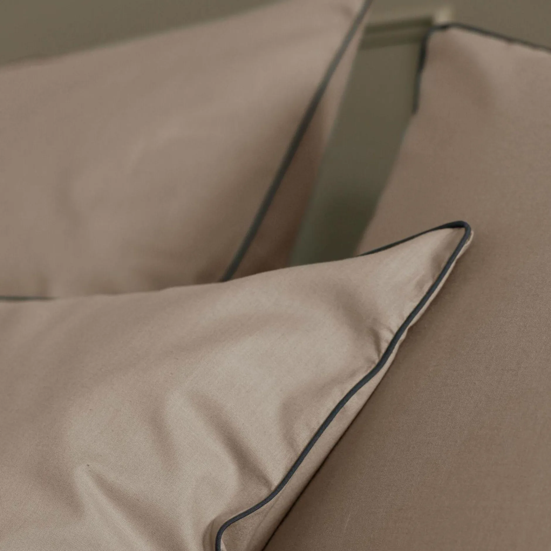 Taies D'Oreiller>Camif Taie d'oreiller coton bio Thaïs - - 50 x 70 cm Ficelle