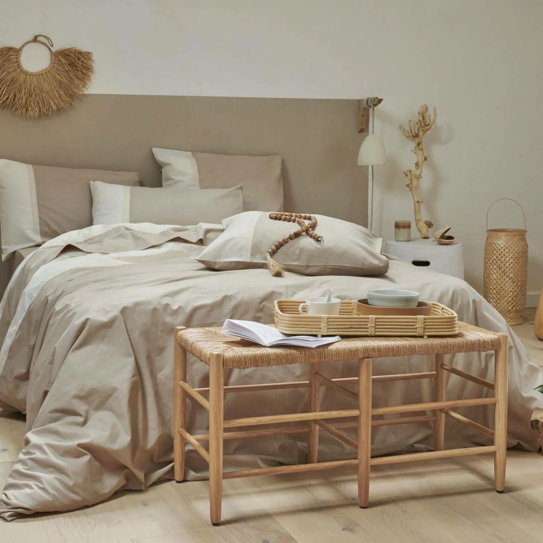 Taies D'Oreiller>Camif Taie d'oreiller coton bio Rhea - Taie d'oreiller 65 x 65 cm