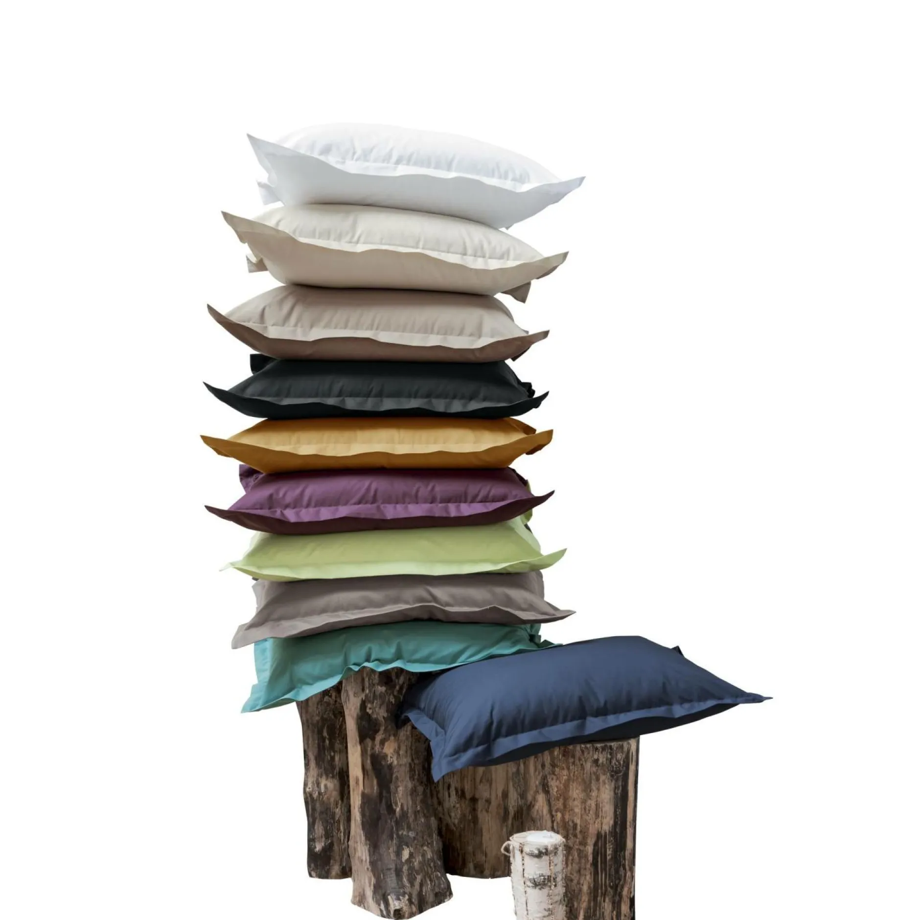 Taies D'Oreiller>Camif Taie d'oreiller coton bio Fil & Sens - - Taie d'oreiller 65 x 65 cm Rose des Sables