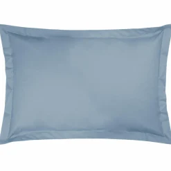 Taies D'Oreiller>Camif Taie d'oreiller coton bio Fil & Sens - - Taie d'oreiller 50 x 75 cm Bleu Céladon
