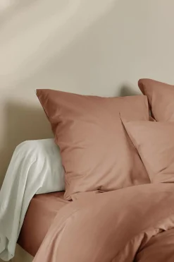 Taies D'Oreiller></noscript>Camif Taie d'oreiller coton lin Valentine - - 50 x 70 cm Pêche de Vigne