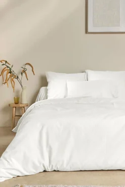 Taies D'Oreiller></noscript>Camif Taie d'oreiller coton lin Valentine - - 65 x 65 cm Blanc