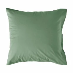 Taies D'Oreiller>Camif Taie d'oreiller coton lin Valentine - - 65 x 65 cm Vert Amande