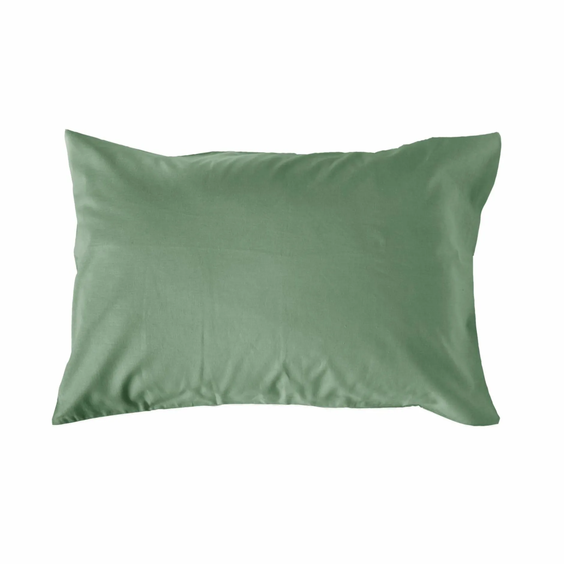 Taies D'Oreiller>Camif Taie d'oreiller coton lin Valentine - - 50 x 70 cm Vert Amande