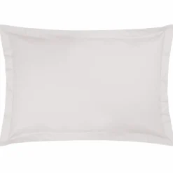 Taies D'Oreiller>Camif Taie d'oreiller percale bio Elise - - Taie d'oreiller 50 x 75 cm Blanc