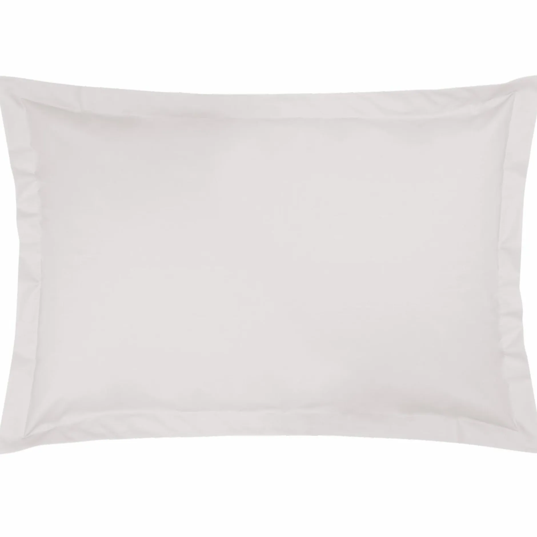 Taies D'Oreiller>Camif Taie d'oreiller percale bio Elise - - Taie d'oreiller 50 x 75 cm Blanc