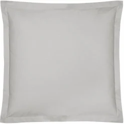 Taies D'Oreiller>Camif Taie percale bio Elise - - Taie d'oreiller 65 x 65 cm Galet