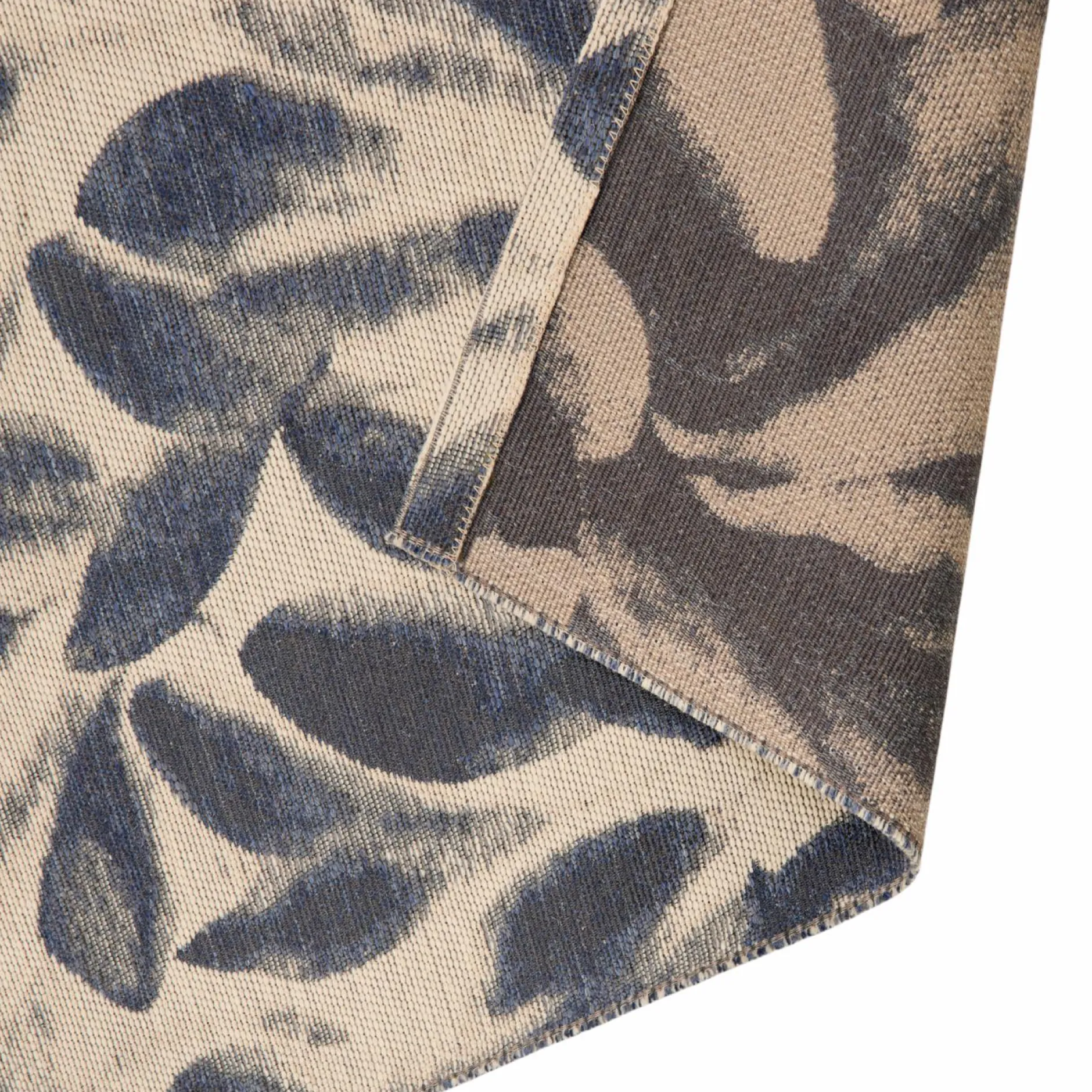 Tapis D'Intérieur>Camif Tapis Plantain - - 170 x 240 cm Ecru/Bleu