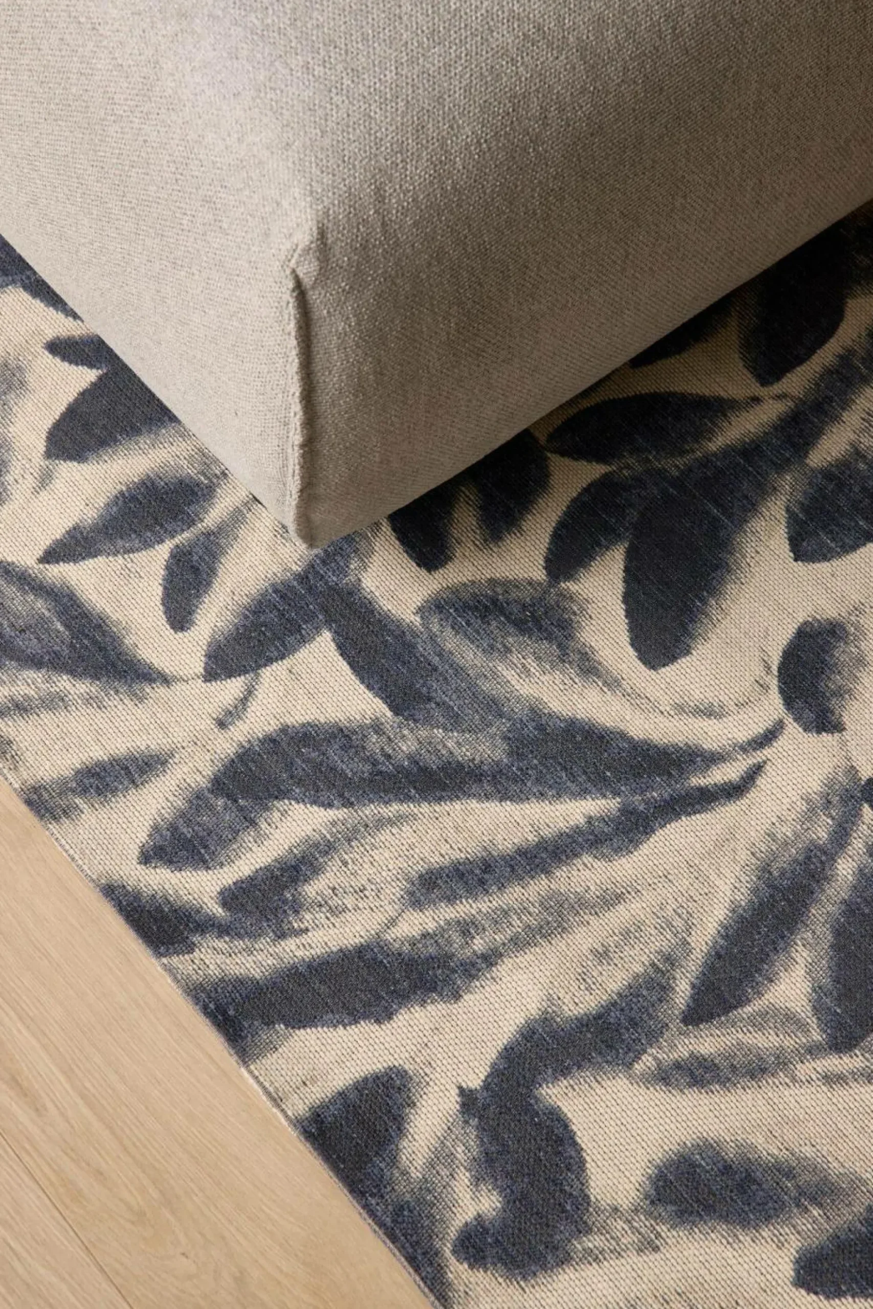 Tapis D'Intérieur>Camif Tapis Plantain - - 170 x 240 cm Ecru/Bleu